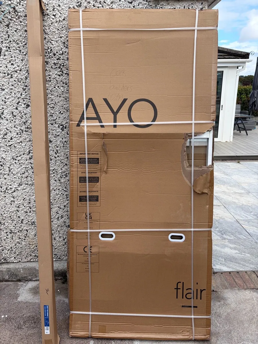 Flair AYO 900mm Wetroom Glass Panel - Image 2