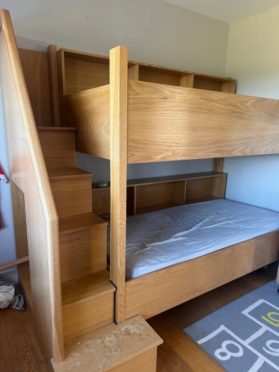Childrens oak bunkbeds. Wexford - Image 1