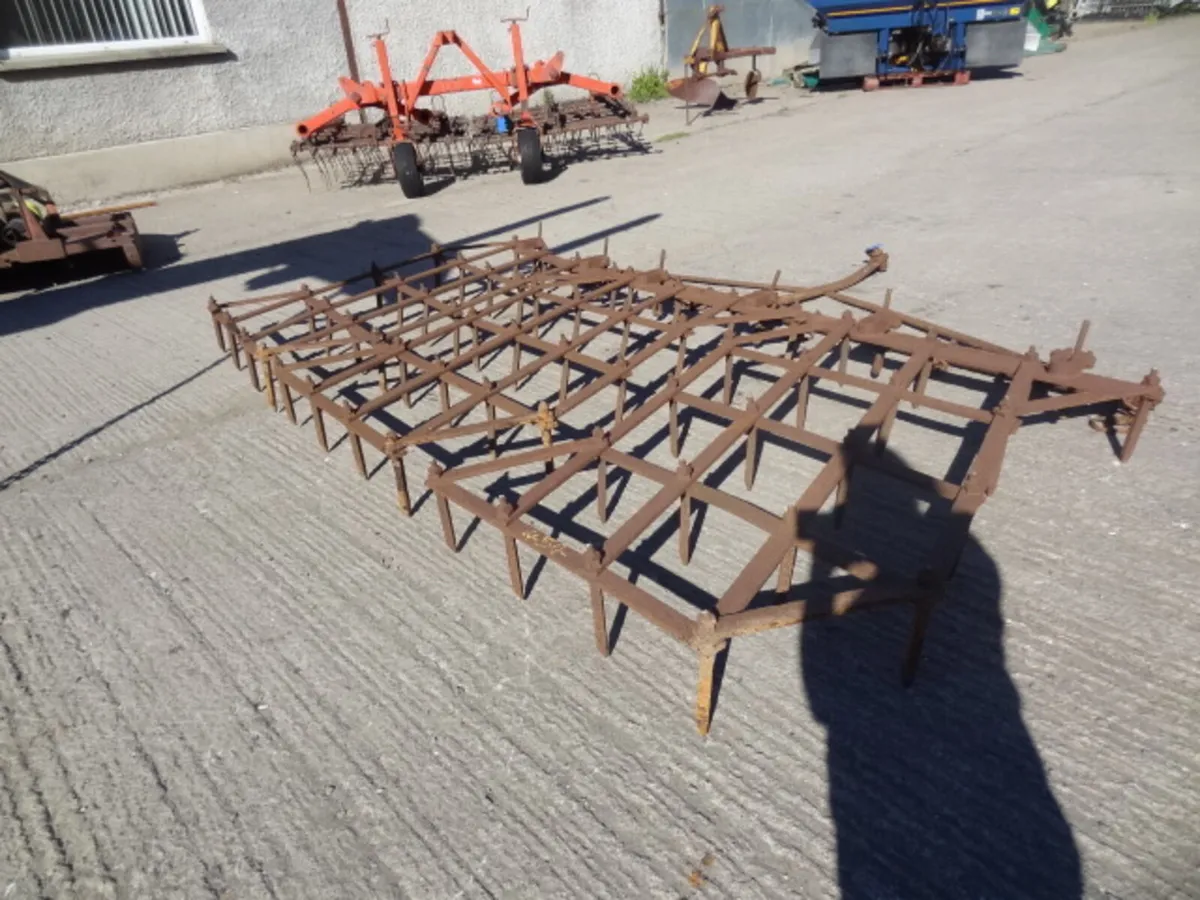 Trailed 3 section Pin Harrow - Image 3