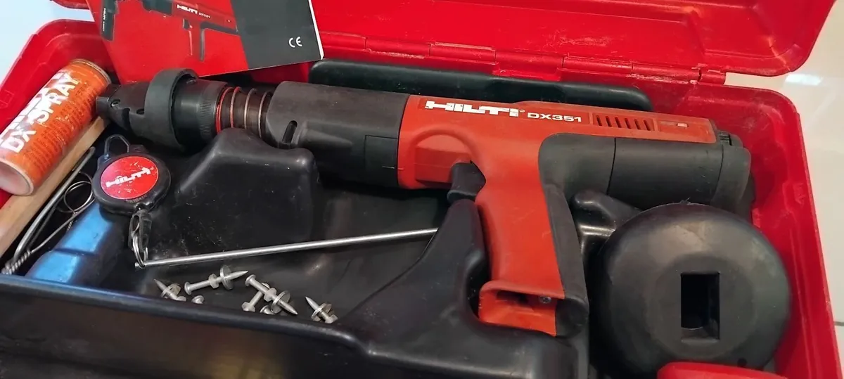 Hilti DX351 Powder Actuated Nail Gun "Serviced" - Image 3