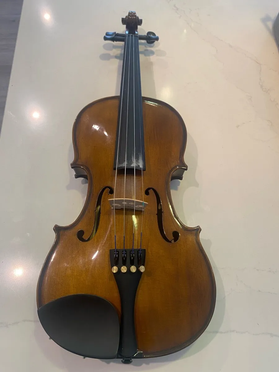 Fiddle 4/4 with bow and case - Image 2