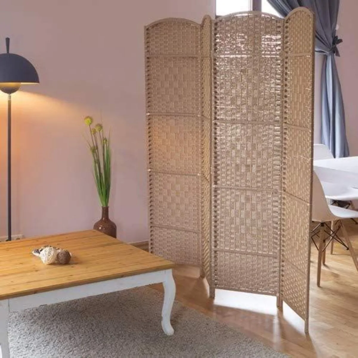 6-Piece Folding Room Divider .. Free Delivery - Image 1