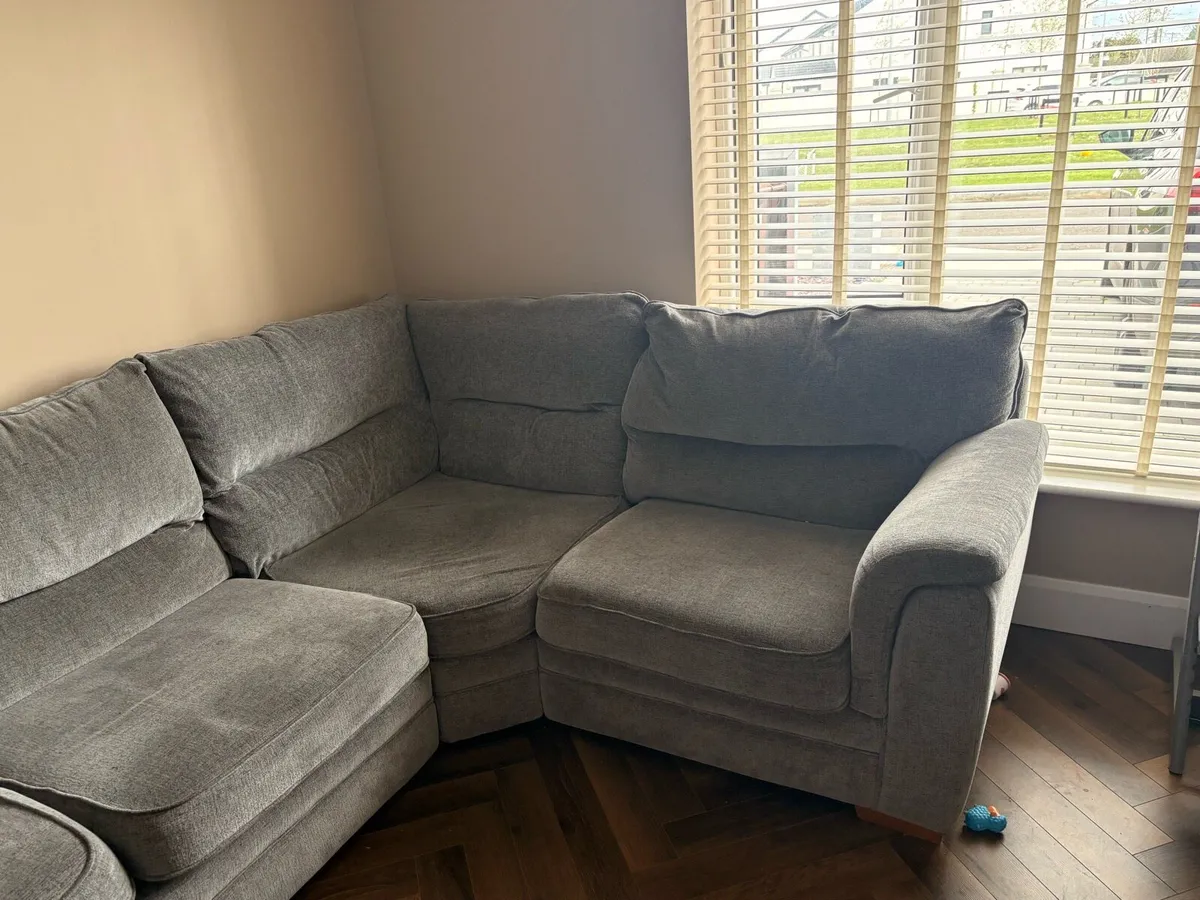 Large Grey corner sofa - Image 3