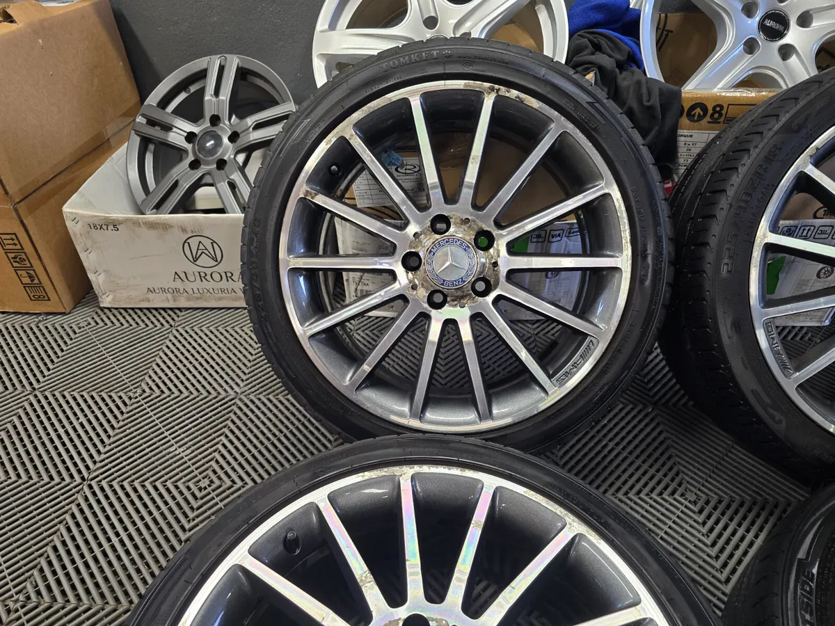 18" Mercedes Turbine Style Alloys - Image 4