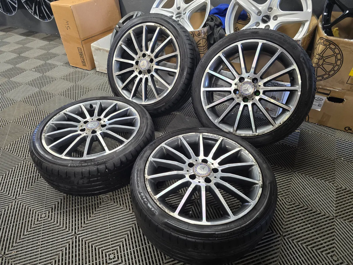 18" Mercedes Turbine Style Alloys - Image 2