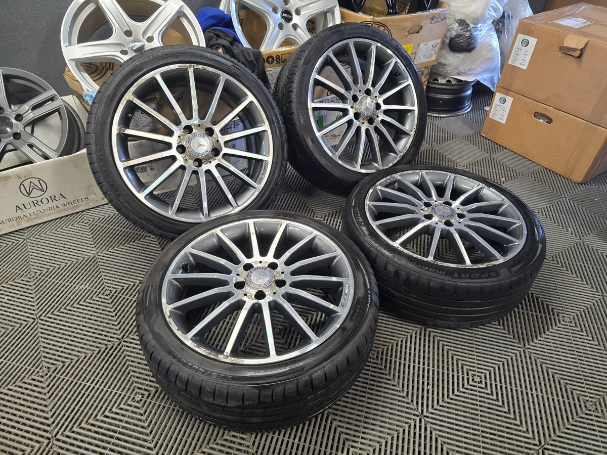 18" Mercedes Turbine Style Alloys - Image 3