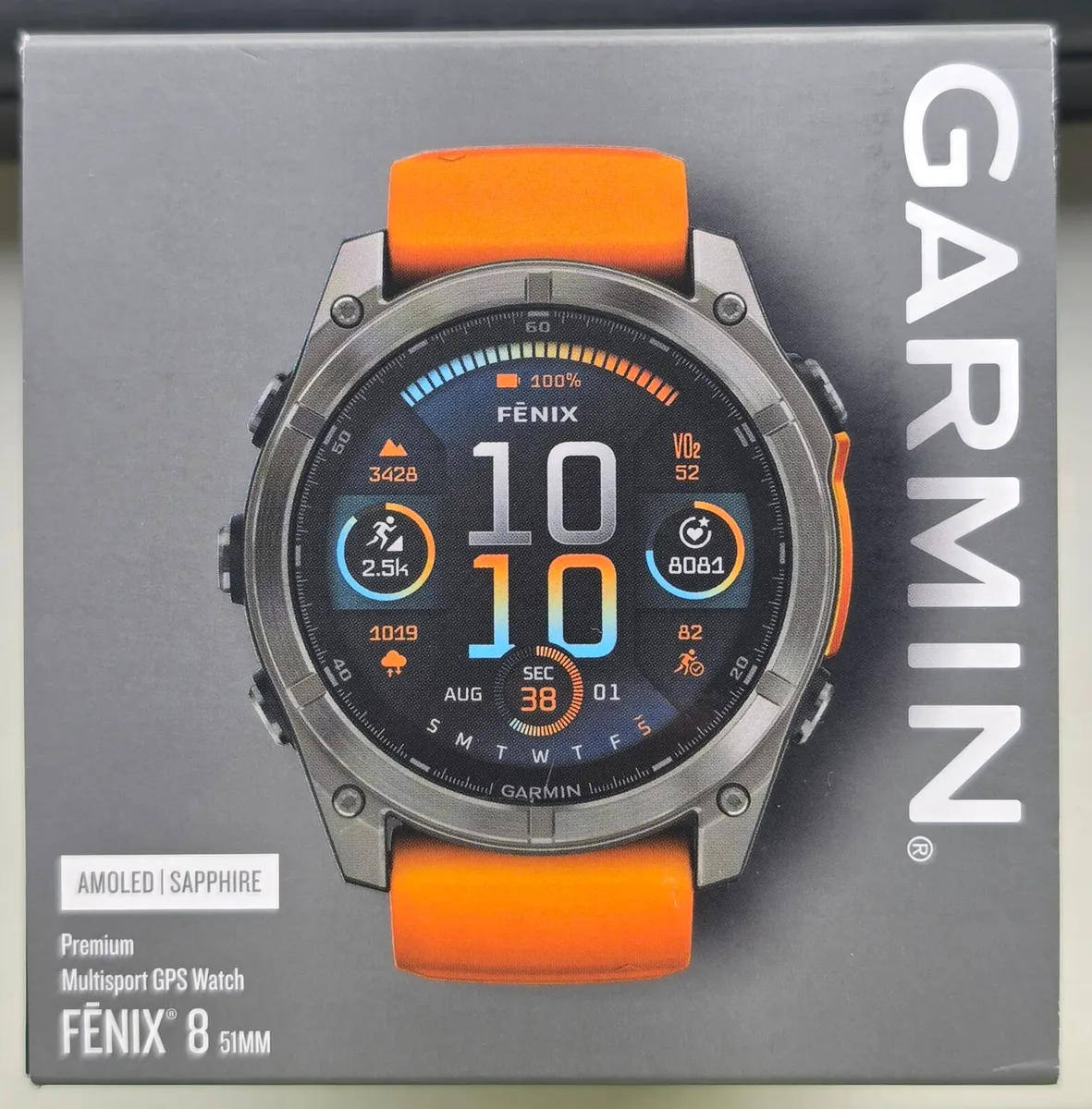 Garmin FENIX 8 AMOLED Sapphire - Image 1