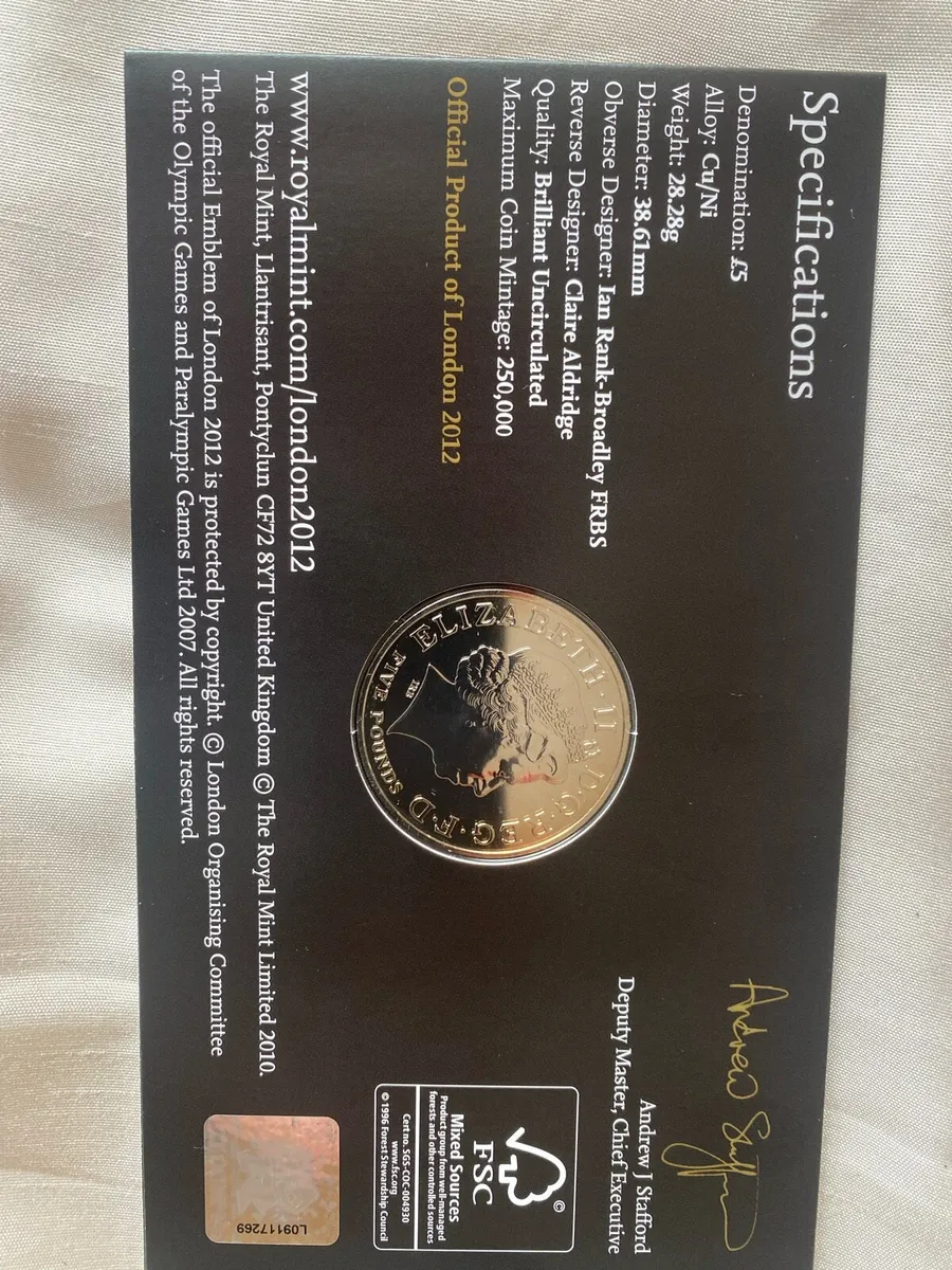5 pound uncirculated coin - Image 2