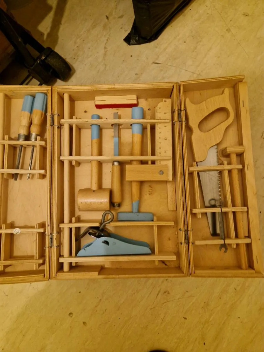 Wood work set in box - Image 1
