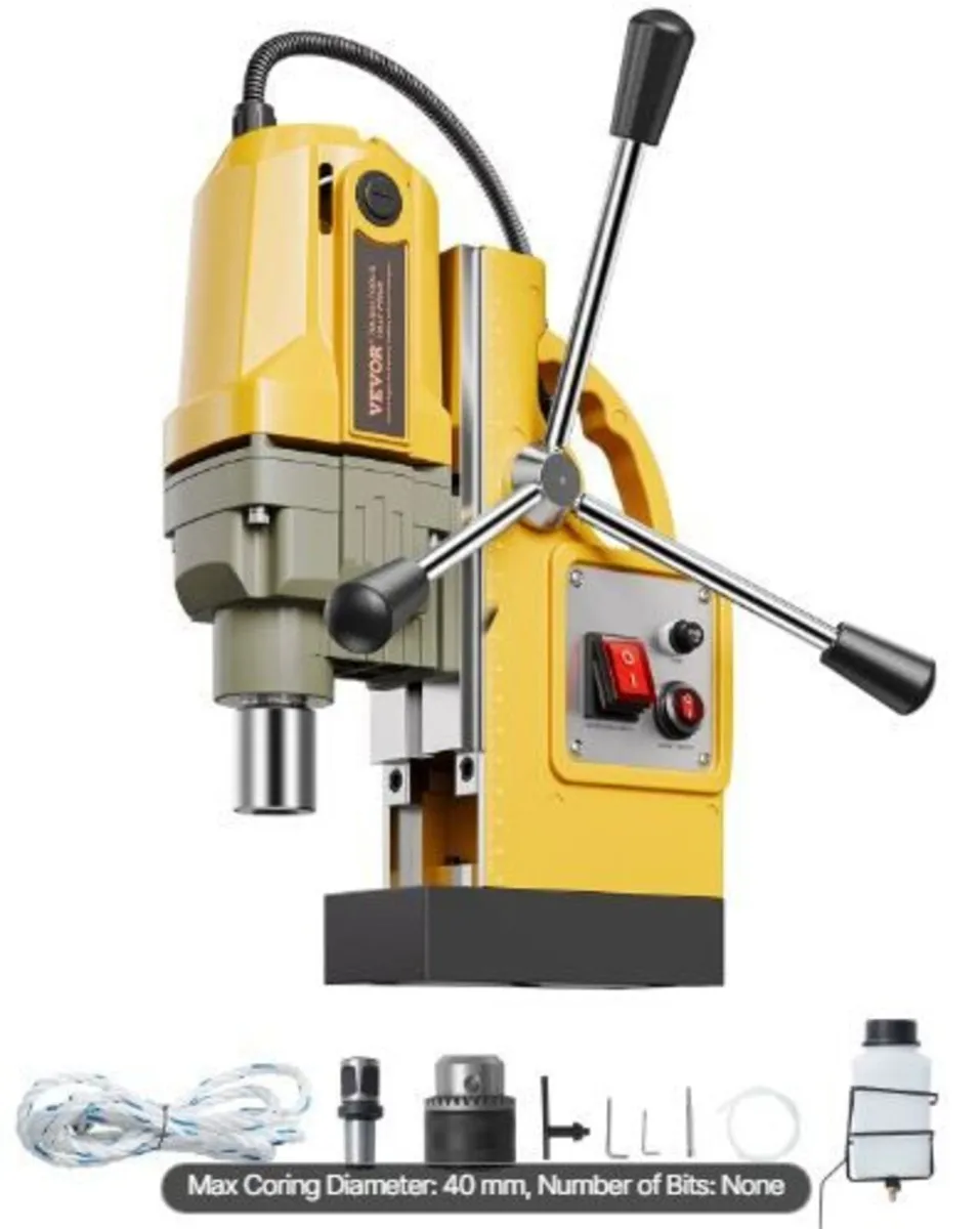 Magnetic Drill, 1400W Motor 1.6 in Boring Diameter - Image 4