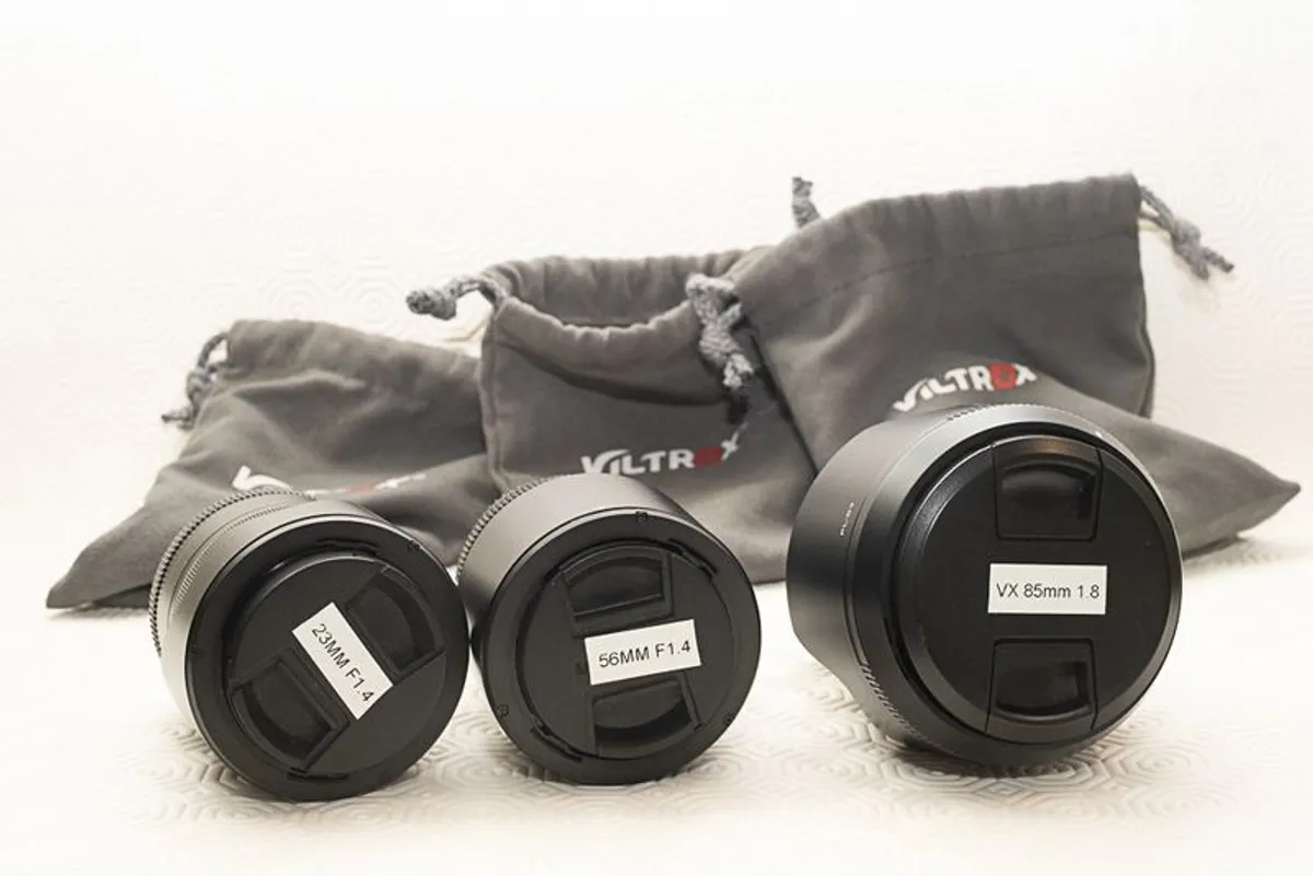 Viltrox Fuji X Prime Lens Kit 23mmF1.4 56mm F1.4 85mm F1.8 II - Image 2