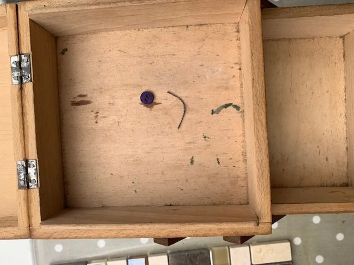 Vintage Cantilevered Sewing Box - Image 4