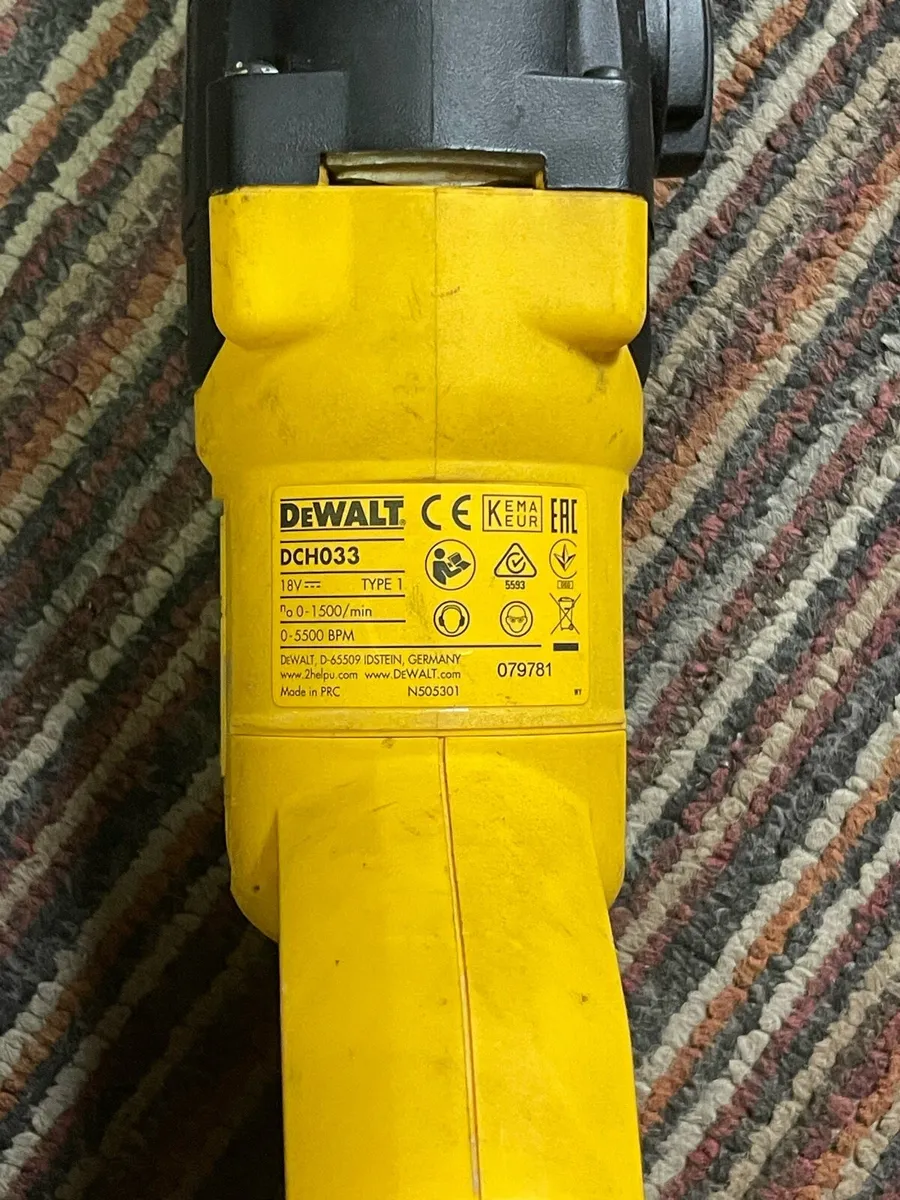DeWalt DCH033 BareTool Cordless Hammer Drill - Image 2