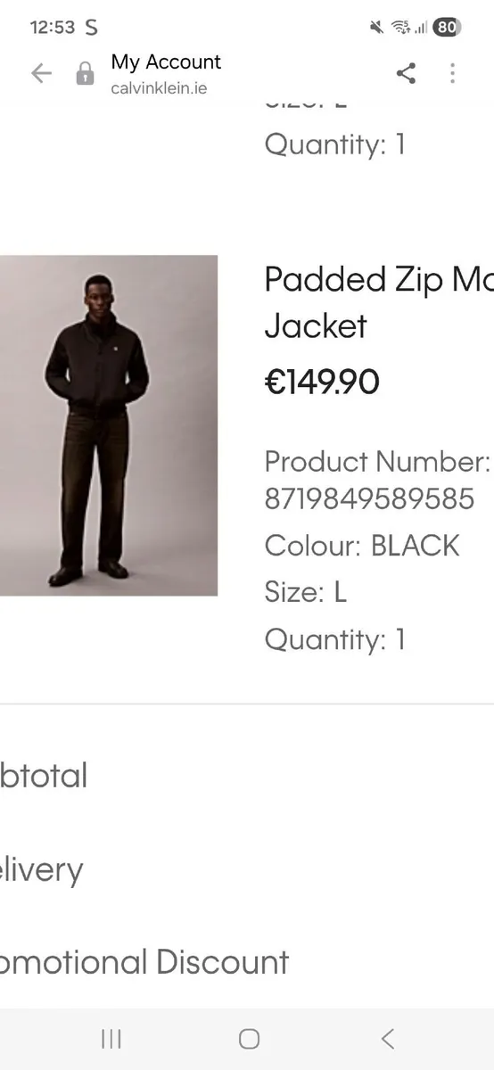 Mens jacket.