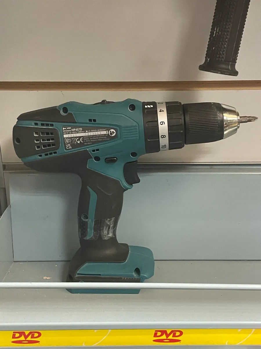Makita HP457D Cordless Combi Drill Baretool - Image 2