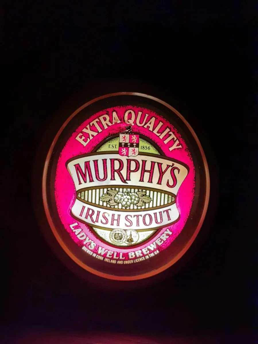 1990s MURPHY'S STOUT Font Light - Image 1