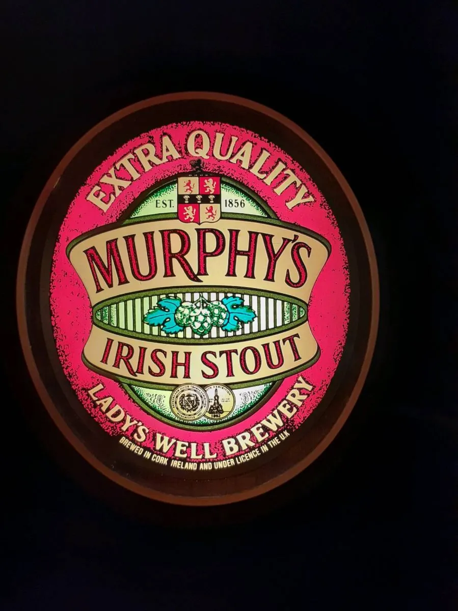 1990s MURPHY'S STOUT Font Light - Image 4