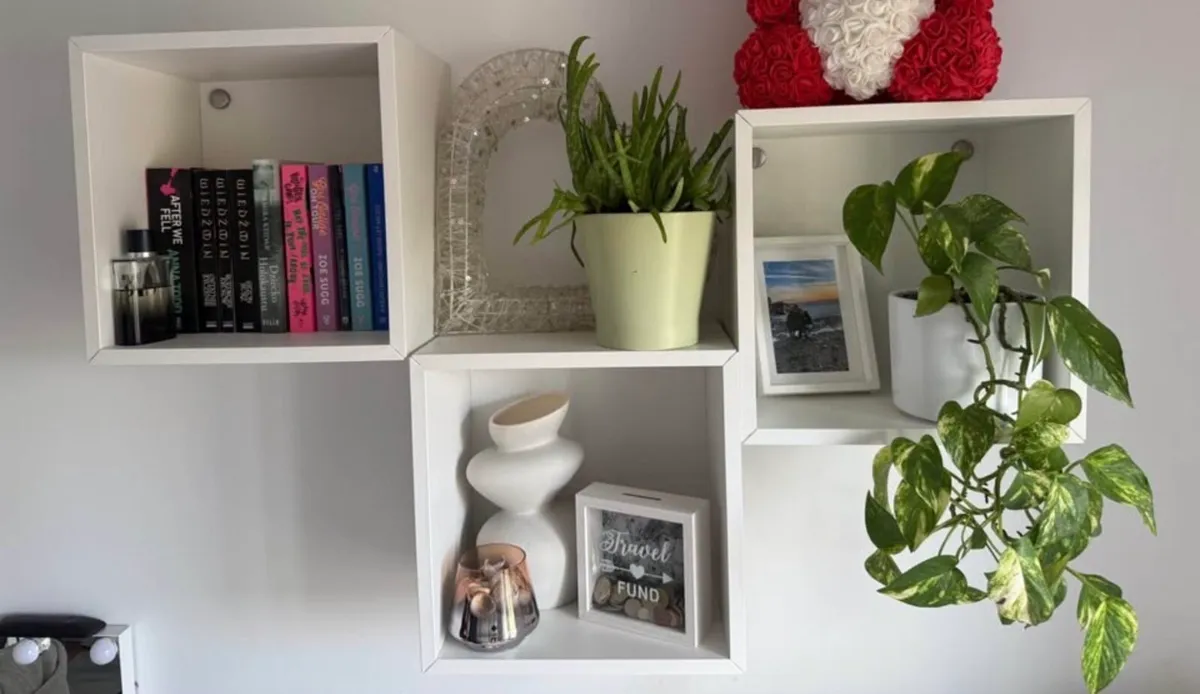 White Cube Shelving Unit 35x35x25cm