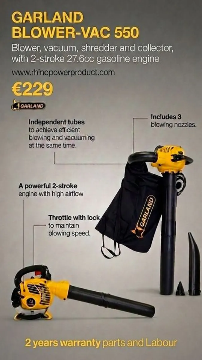 Leaf Blowers 27.6cc - Image 1