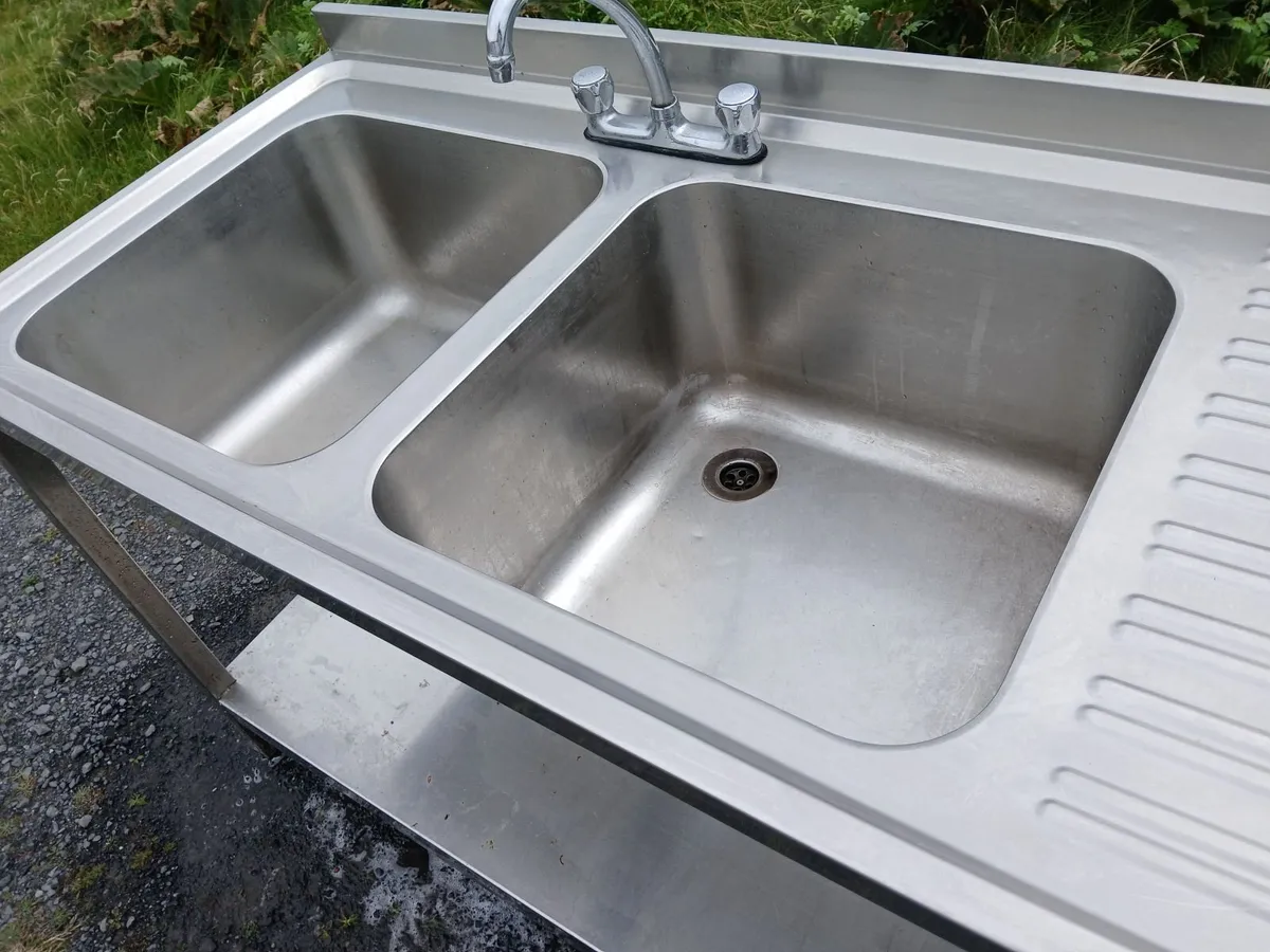 Staneless steel cabbinet sink unit complete - Image 1