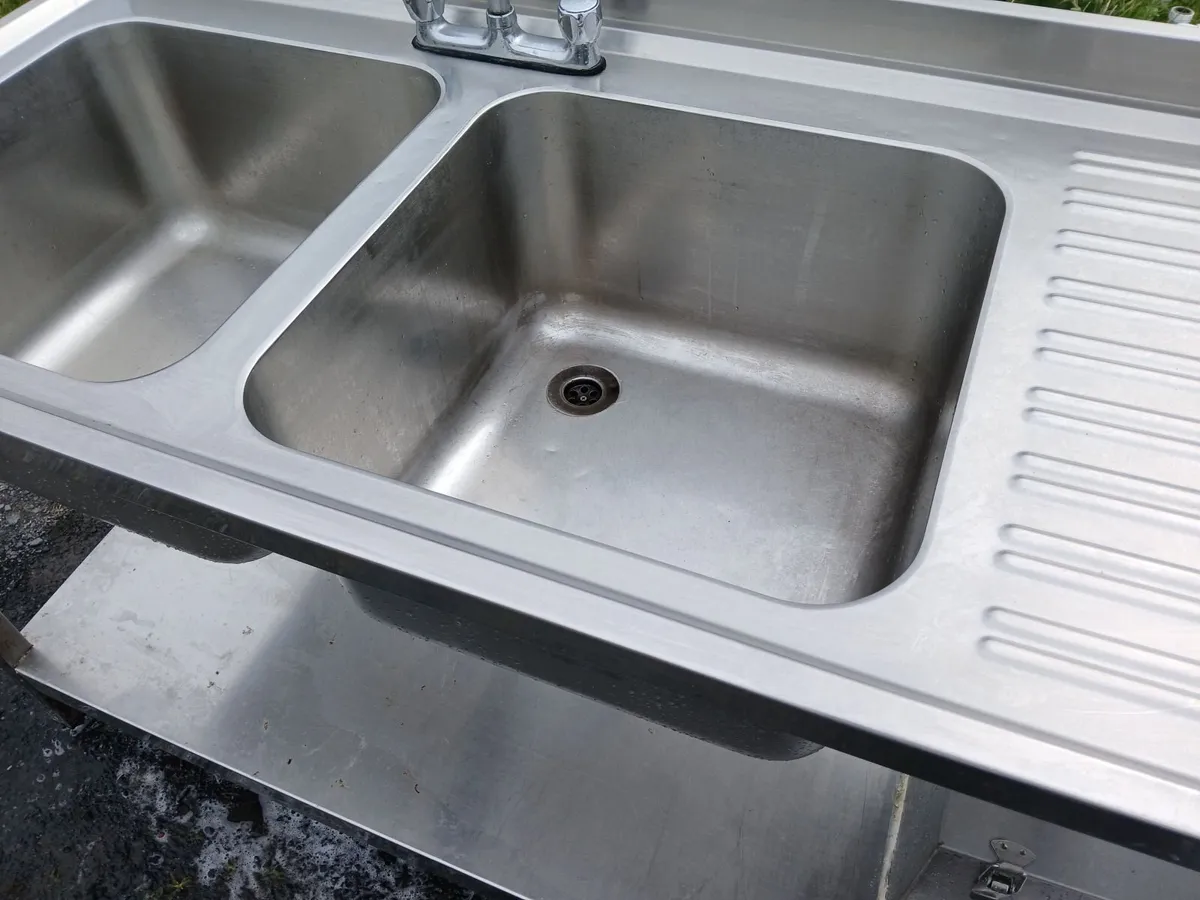 Staneless steel cabbinet sink unit complete - Image 2