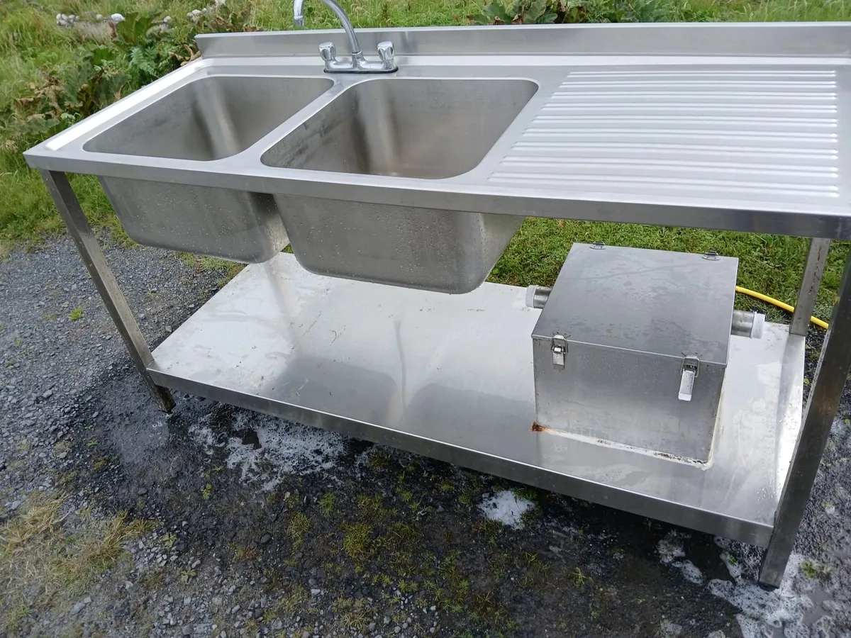 Staneless steel cabbinet sink unit complete - Image 3