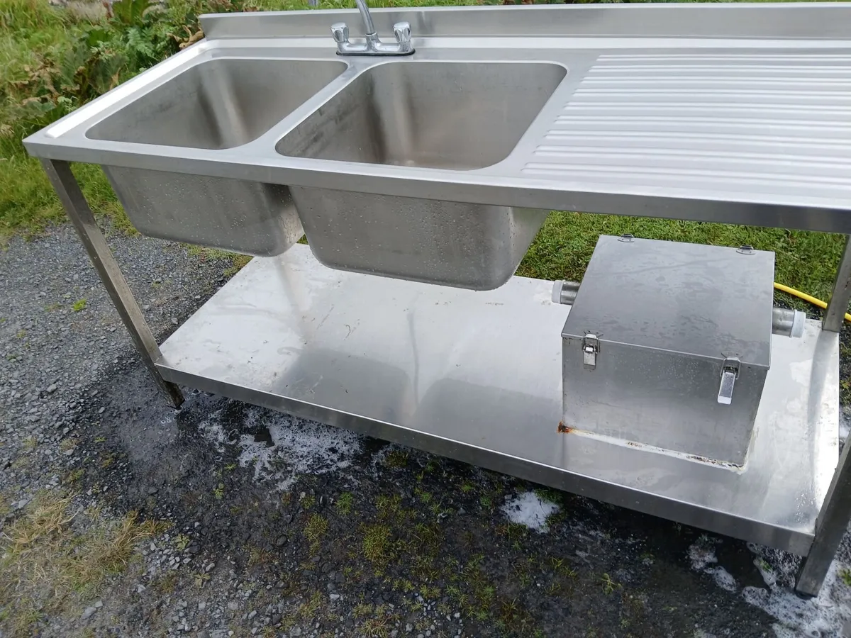 Staneless steel cabbinet sink unit complete - Image 4