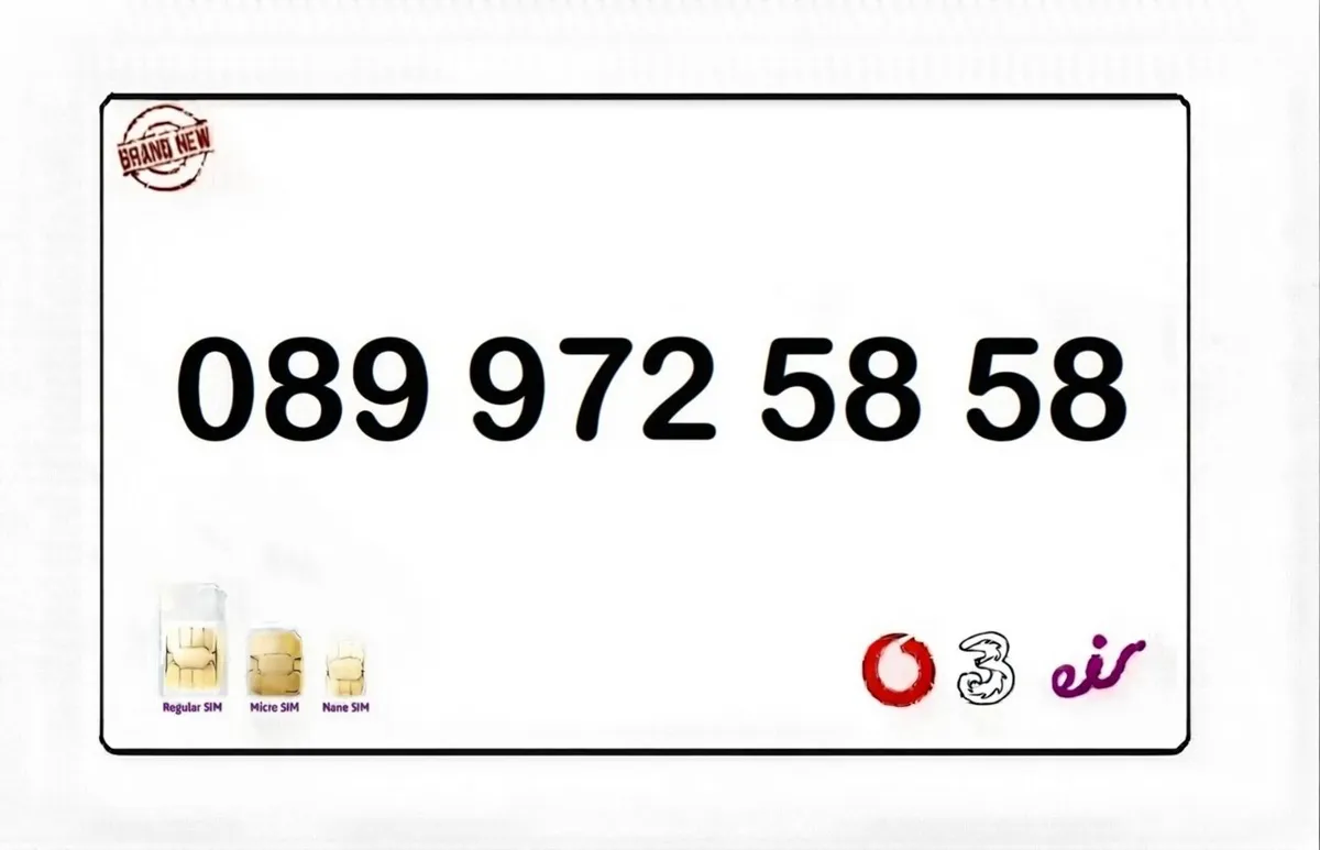 Vip, Gold, Platinum, Easy 5858 Mobile Number