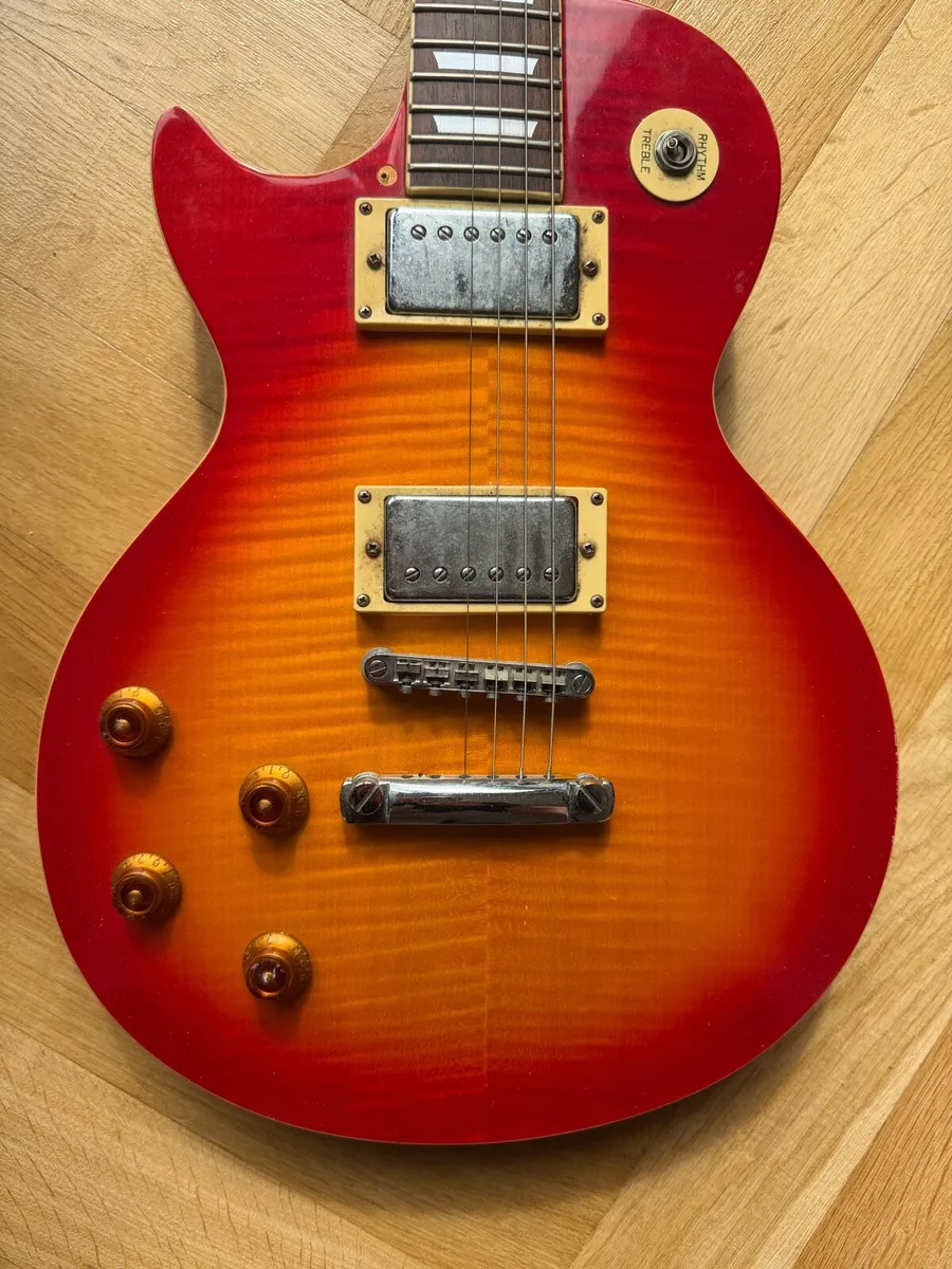 Epiphone  LEFT HAND Les Paul Standard 🍒 Sunburst - Image 3