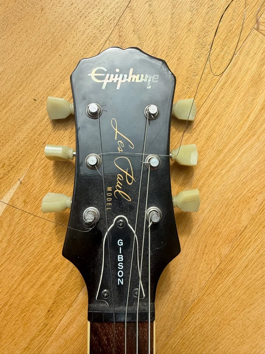 Epiphone  LEFT HAND Les Paul Standard 🍒 Sunburst - Image 4