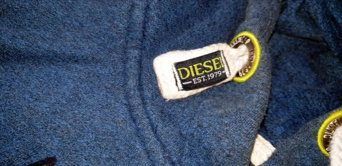 BNWT Vintage Diesel Hoodie "Dry Goods Co" Size XL - Image 4