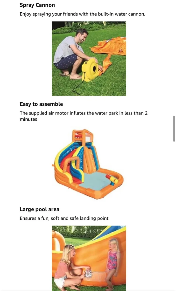 H2OGO Large Turbo Splash Water Park - Image 4