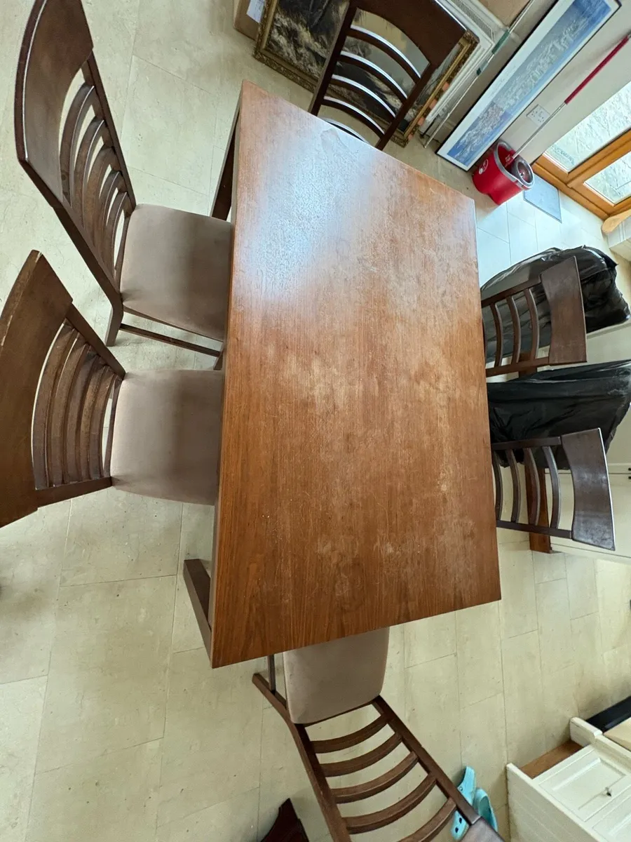 Dining set- table & 6 chairs - Image 2