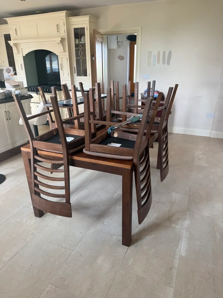 Dining set- table & 6 chairs - Image 4
