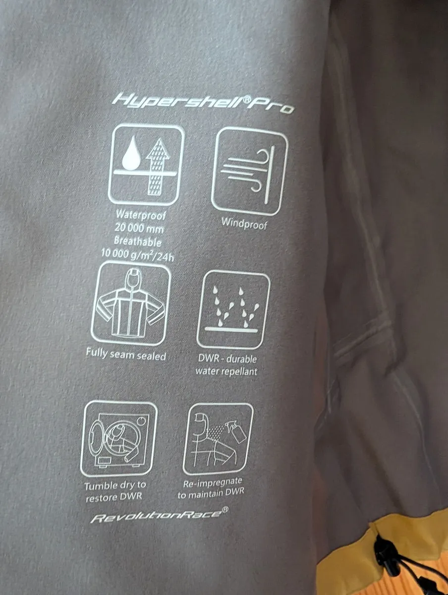 Revolution Race Silence Pro shell rain jacket - Image 4