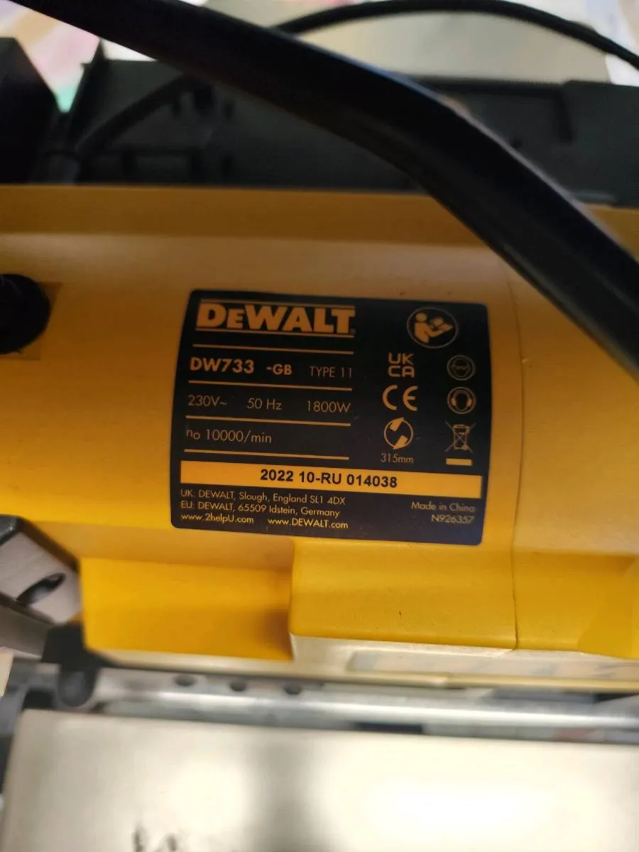 DeWalt planer thicknesser - Image 4