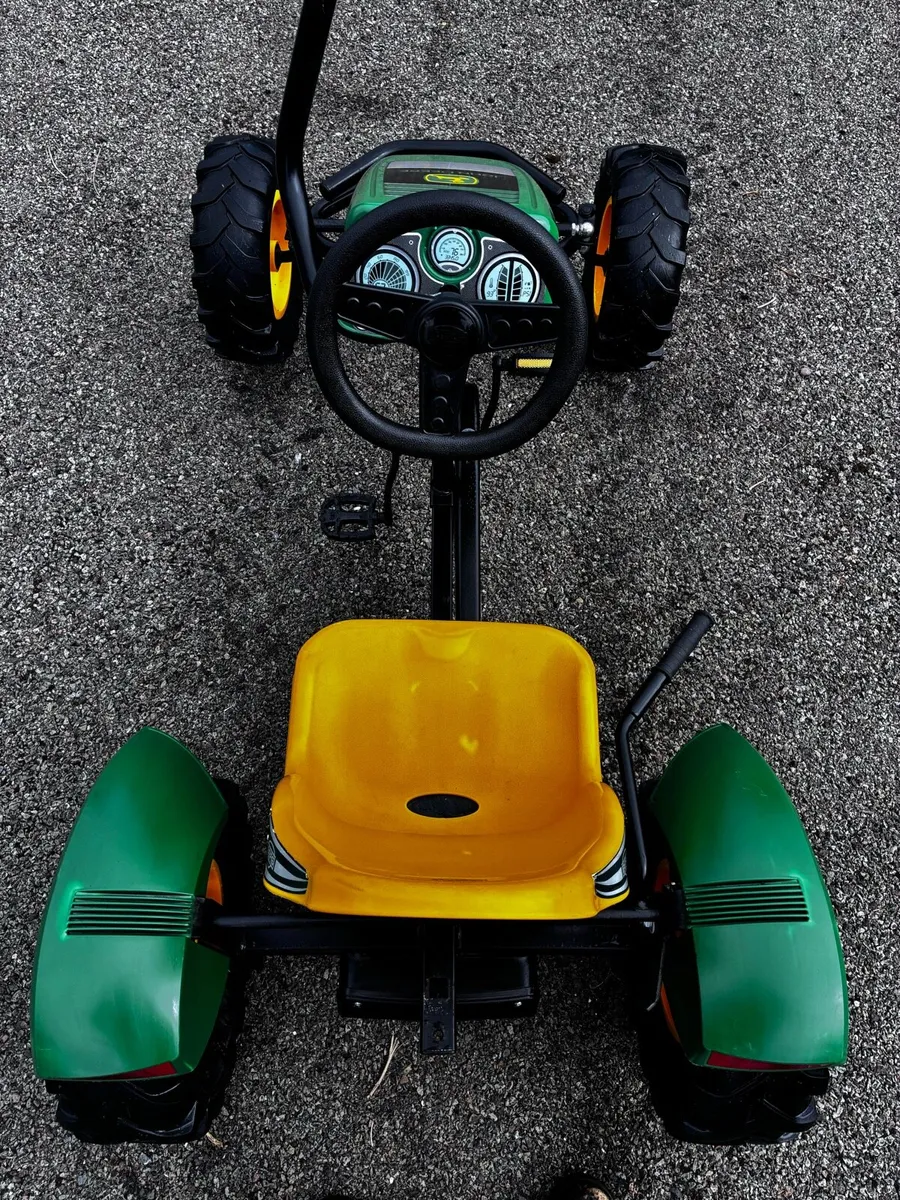 Large Berg John Deere traxx go cart - Image 3