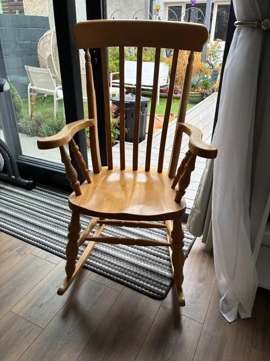 Antique Rocking Chair - Image 1