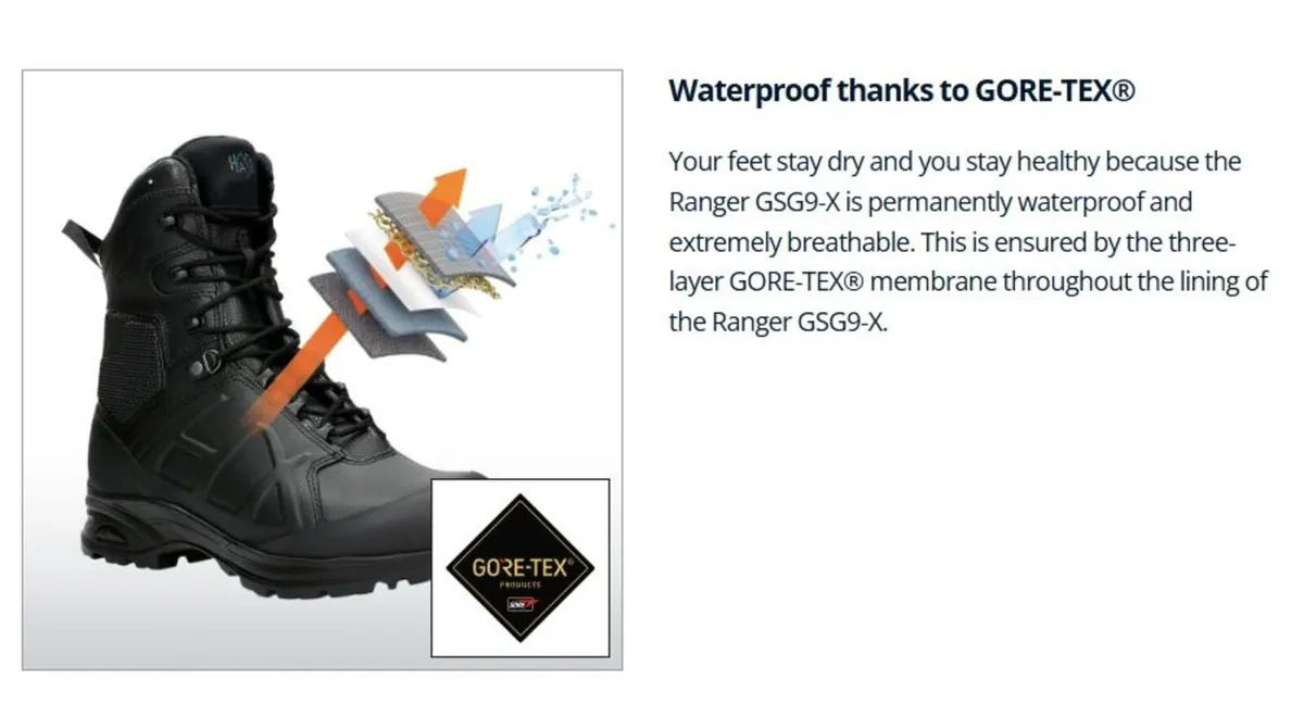 HAIX Rangers GSG9-X Goretex Boots - Image 4