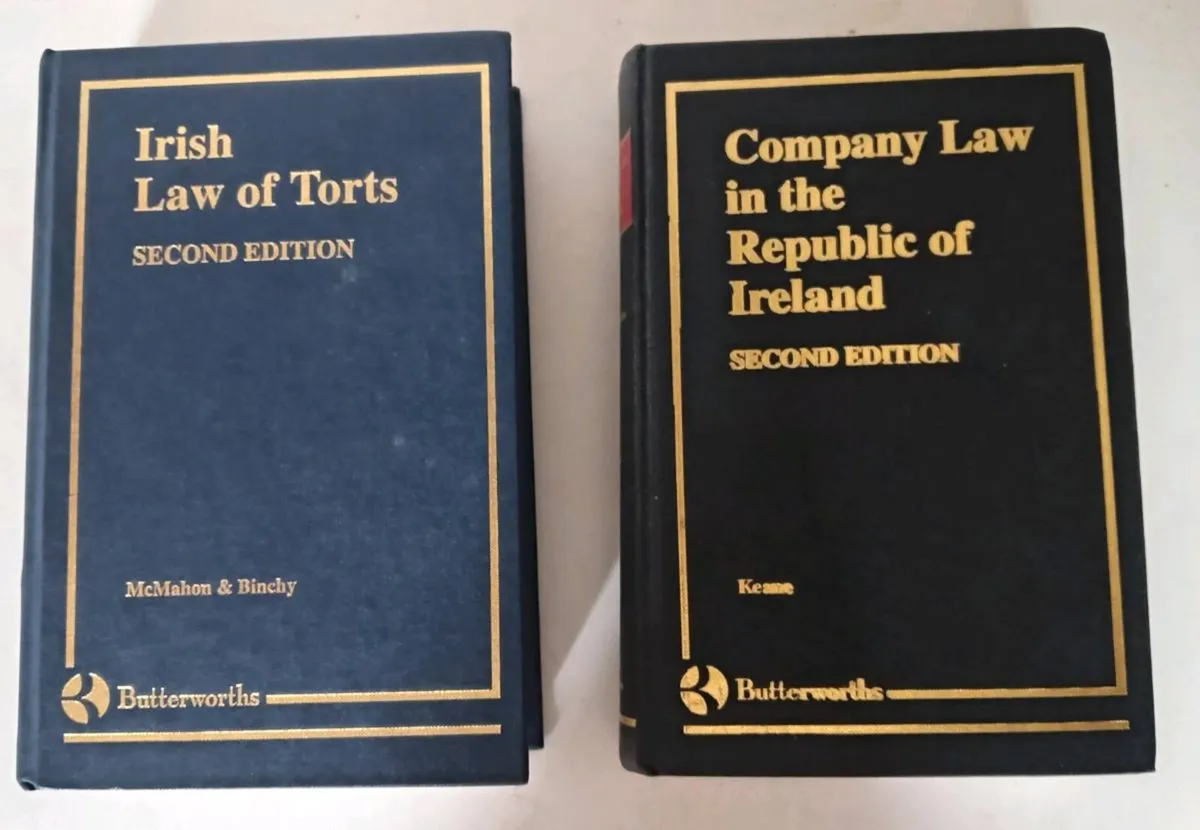Two Vintage Legal Law Books - Image 1