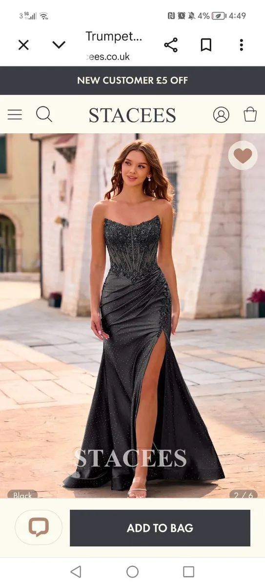 Dress,,fancy, wedding prom - Image 1