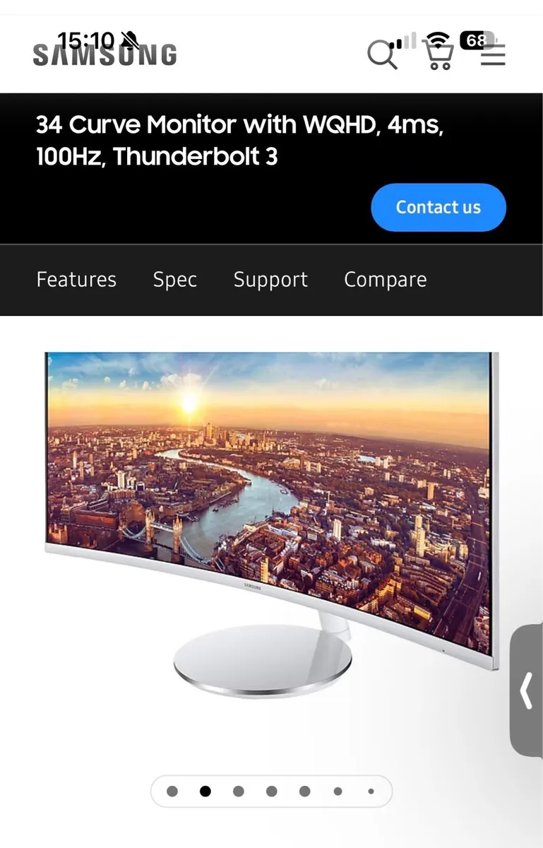 Samsung Curved Monitor - Image 4