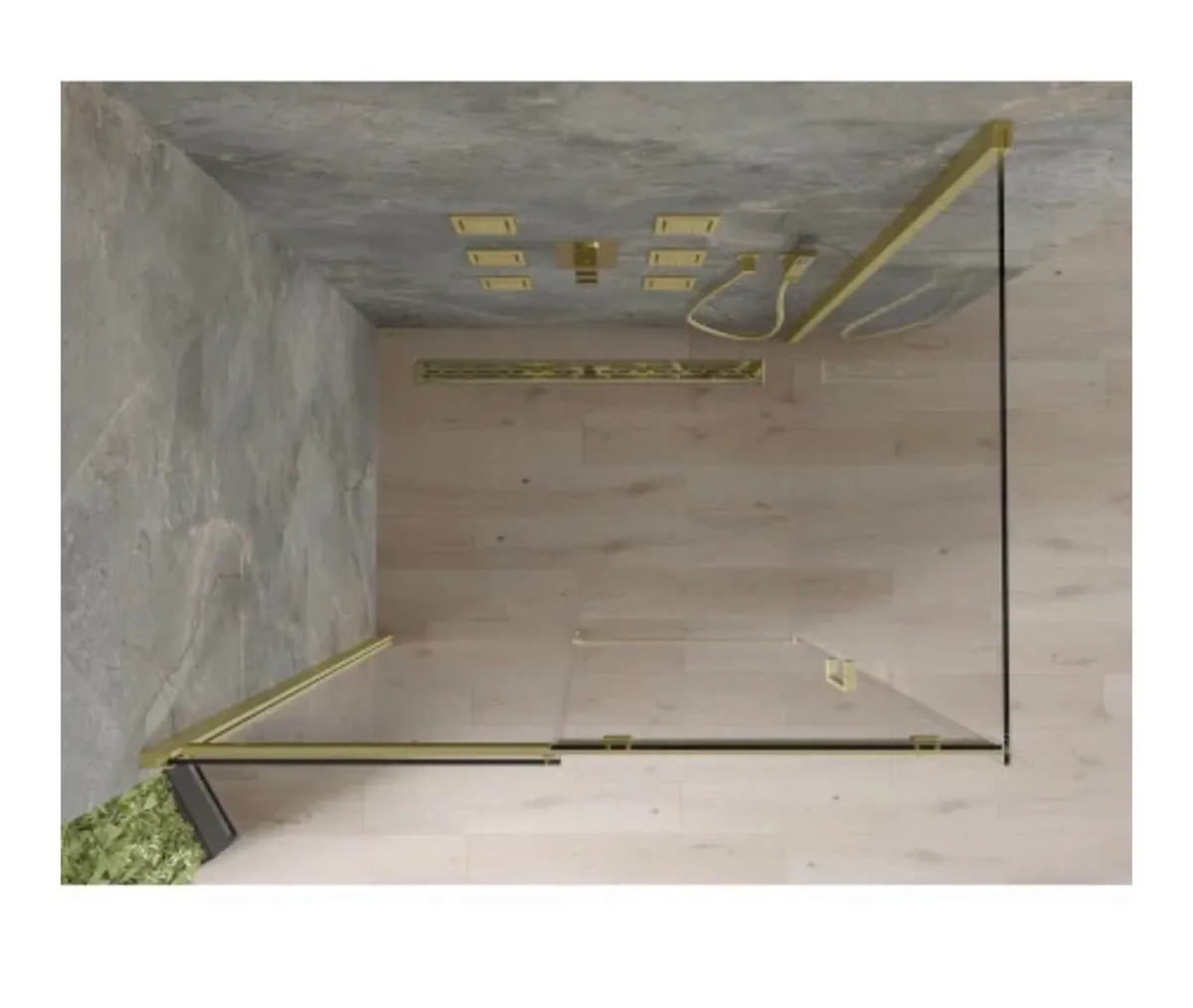 Gold 120 X 90 shower enclosure - Image 3