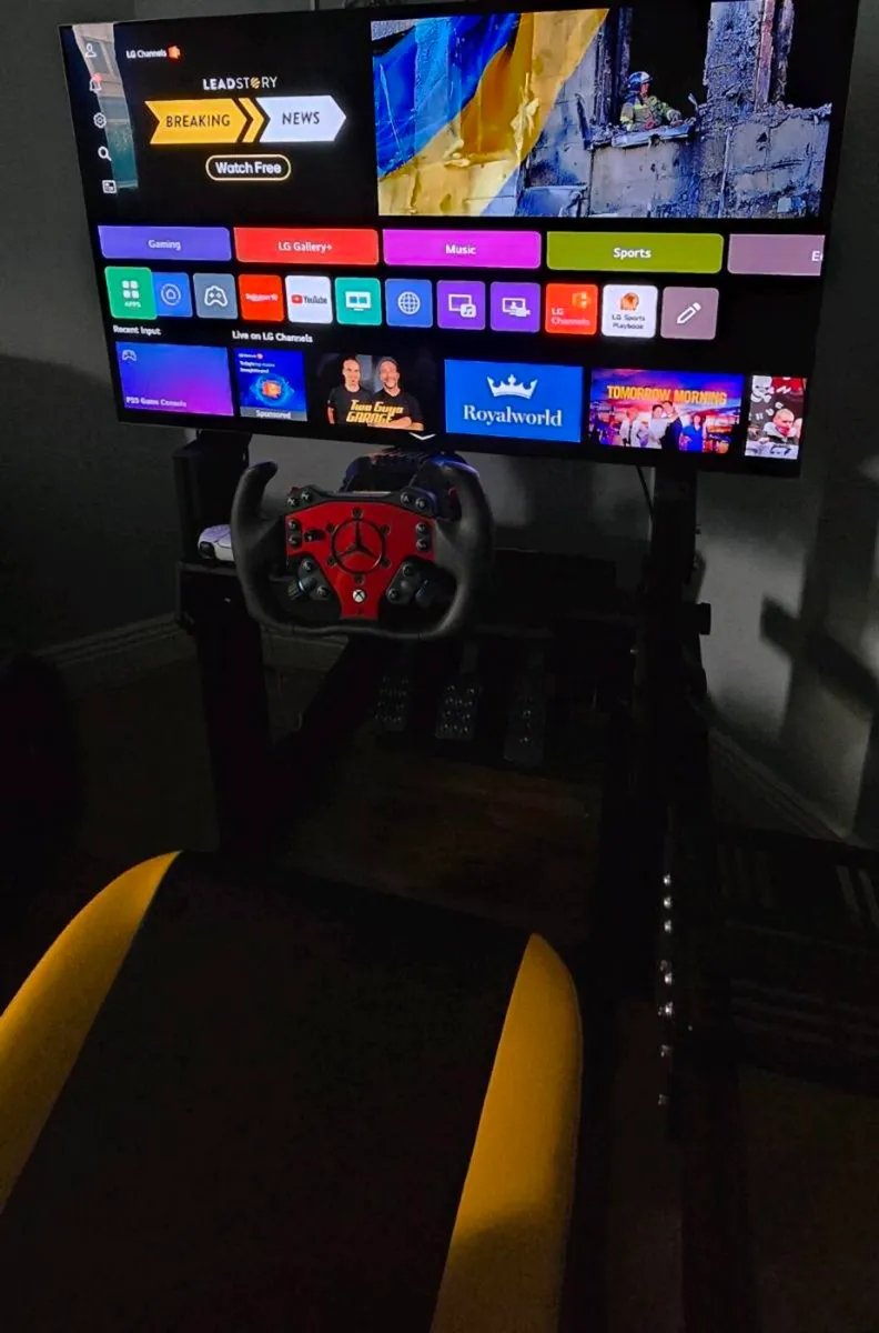 Logitech RS50/PRO pedals+ GTOmega RIG + LG C4 42'' - Image 4