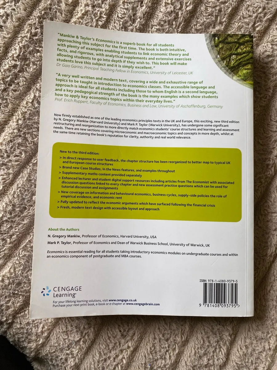 Economics Textbook by N. Gregory Mankiw - Image 3
