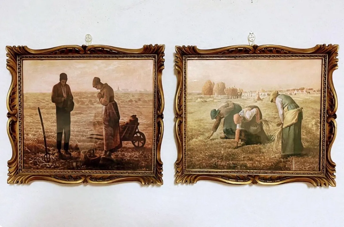 A pair of Vintage reproduction prints