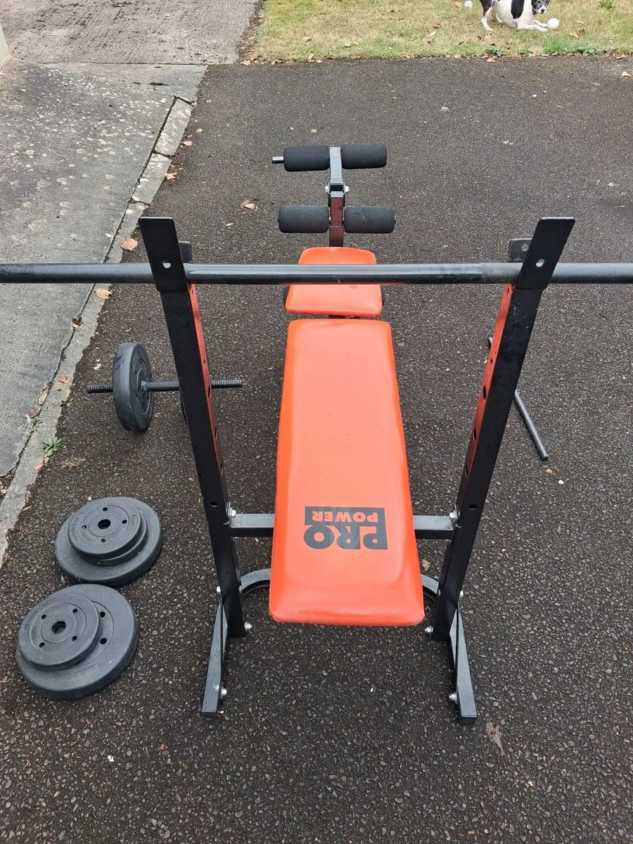 Bench and weights for sale