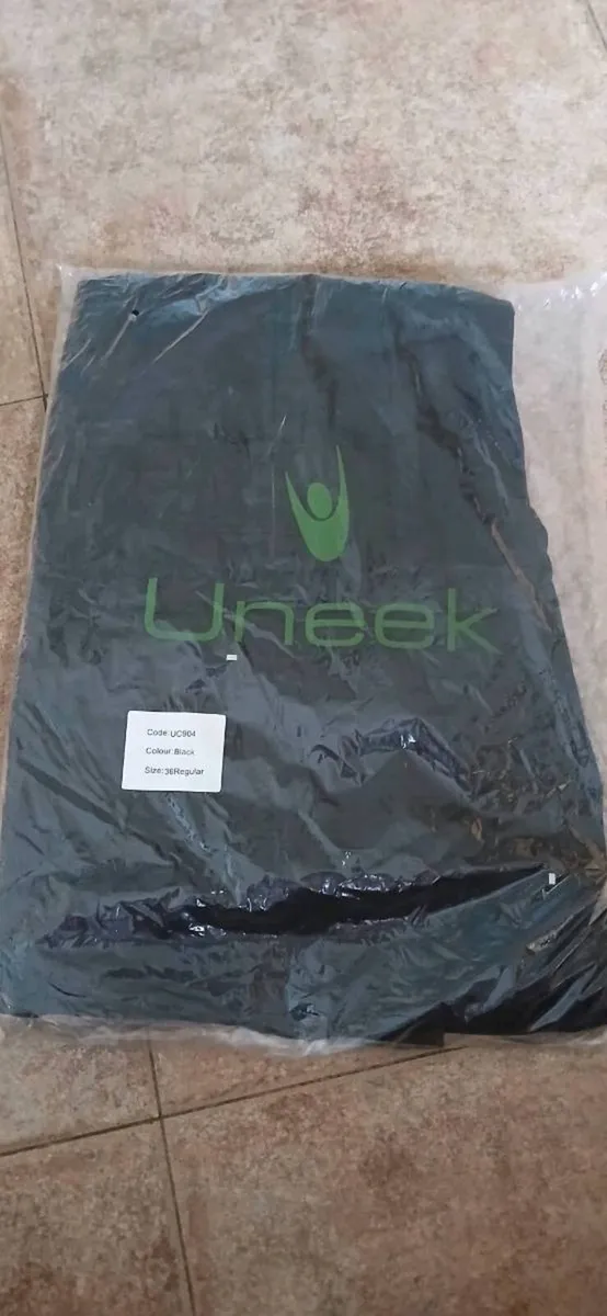 Uneek combat black work trousers - Image 1