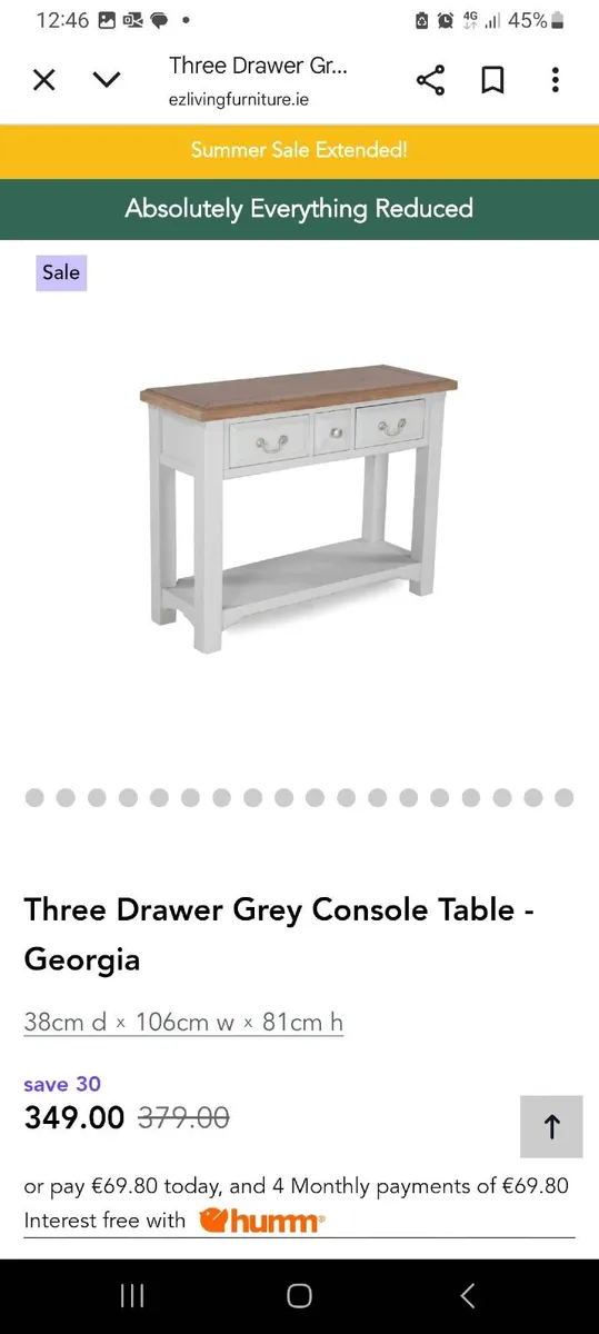 Hall Console Table - Image 3