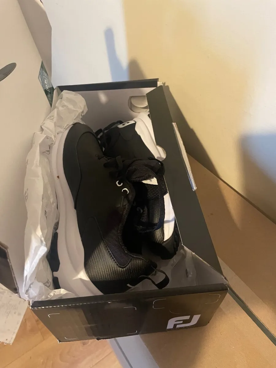 FootJoy Ladies Tour Rival Shoes Black - Black - Wh - Image 4